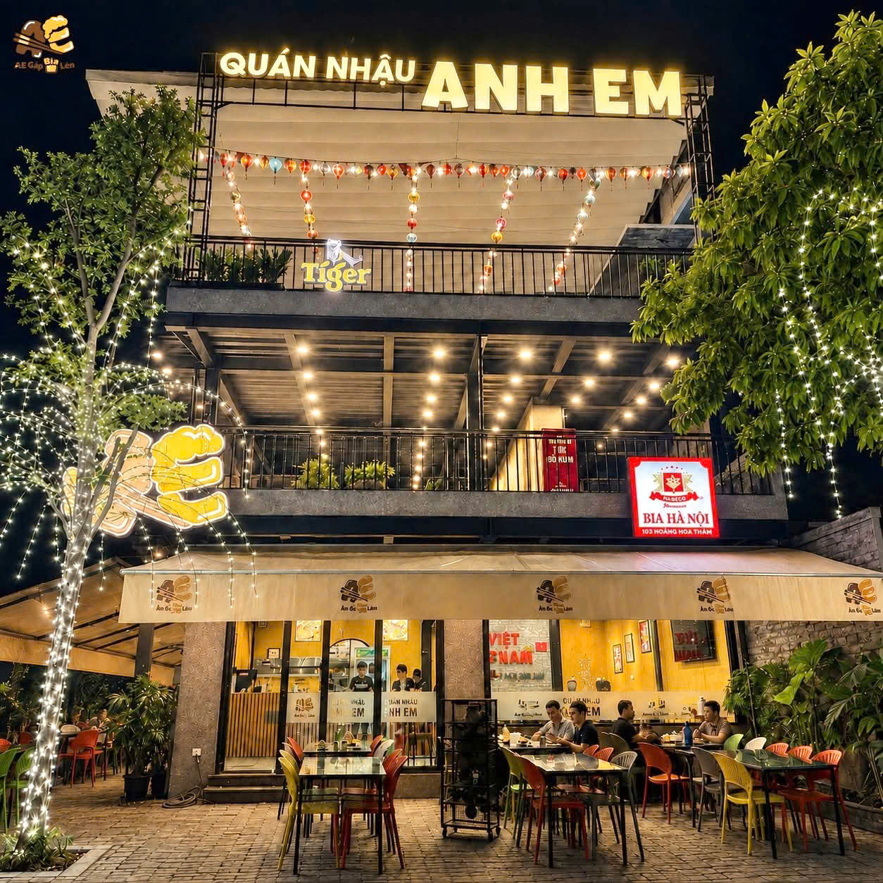 Không gian Quán Nhậu Anh Em