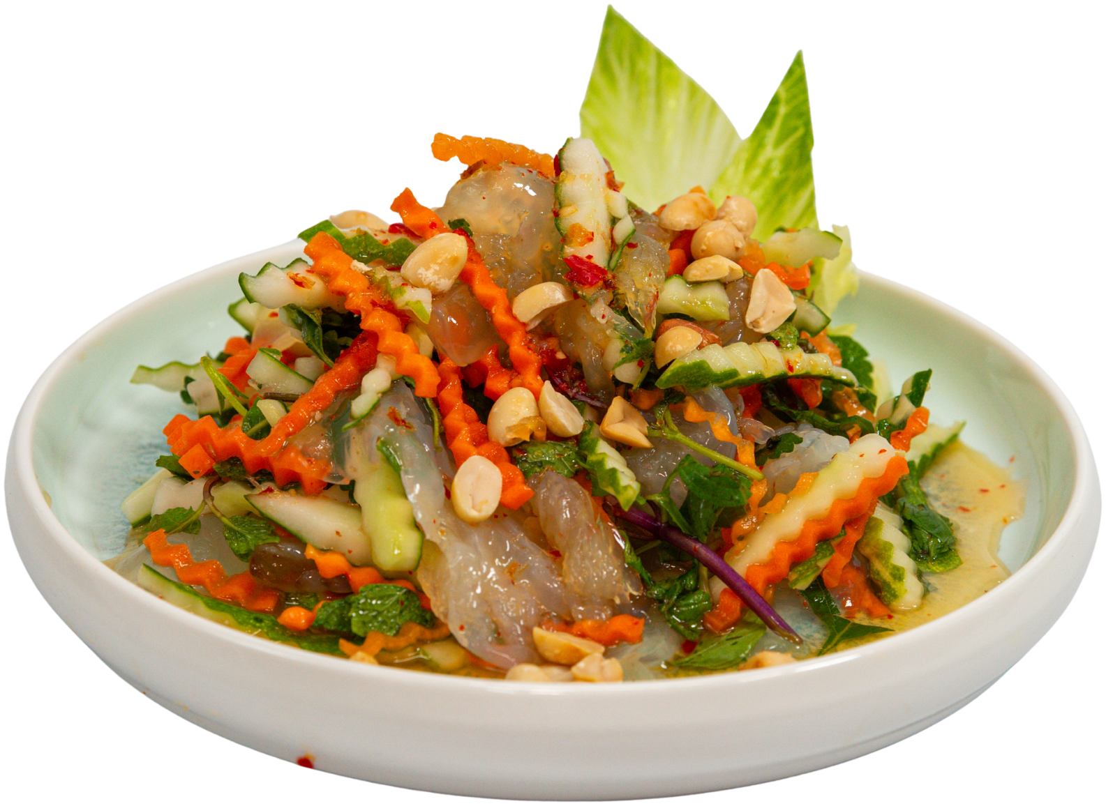 Salad ch&acirc;n sứa sốt th&aacute;i